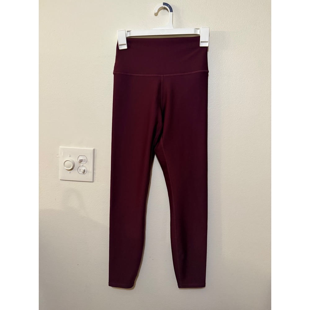 Alo High Waist Airlift Legging 7/8 Size S Burgundy